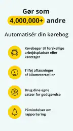 Kørebog til Kørselsregnskab screenshot