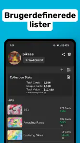 Kortværdiscanner DittoDex screenshot