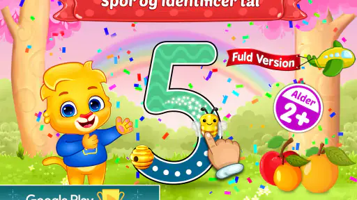 Lær 123 Tal: Børnespil 2-5 år screenshot