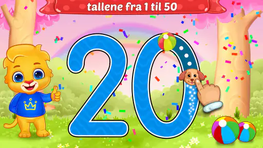 Lær 123 Tal: Børnespil 2-5 år screenshot
