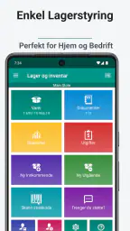 Lager og Inventar Enkel screenshot