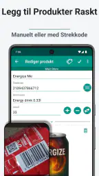Lager og Inventar Enkel screenshot