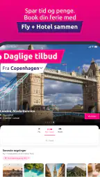 lastminute.com: ferietilbud screenshot