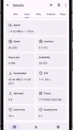 LibreTorrent screenshot