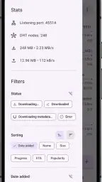 LibreTorrent screenshot