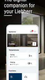 Liebherr SmartDevice screenshot