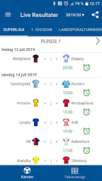 Live Resultater for Superliga screenshot