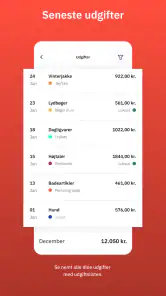 Lommebudget - styr på pengene screenshot