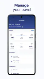 LOT Polish Airlines screenshot