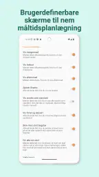 Madplan og Indkøbsliste screenshot