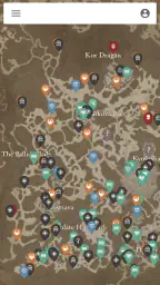 MapGenie: Diablo 4 Map screenshot