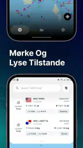 MarineRadar: Fartøjssporing screenshot