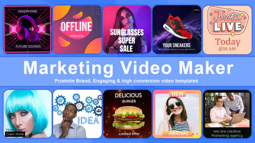 Marketing video maker Ad maker screenshot