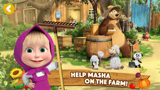 Masha and the Bear: Farm Games screenshot