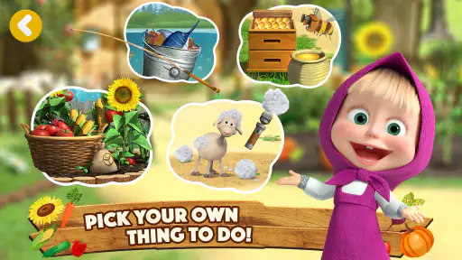 Masha and the Bear: Farm Games screenshot