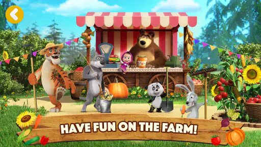 Masha and the Bear: Farm Games screenshot