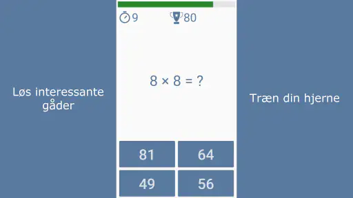 Matematik spil screenshot