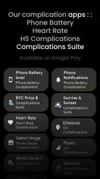 Material 4: Watch face screenshot