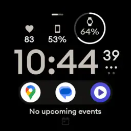 Material 4: Watch face screenshot