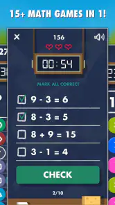 Math Games PRO 16-in-1 screenshot