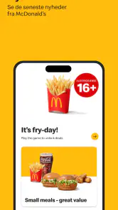 McDonald's Danmark screenshot