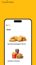 McDonald's Danmark screenshot