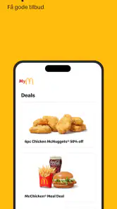McDonald's Danmark screenshot