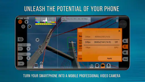 mcpro24fps manual video camera screenshot