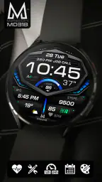 MD318 3D Digital Watch Face screenshot