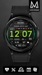 MD332 Digital watch face screenshot