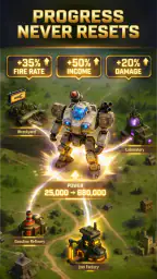 Mecha Fortress: Robot War TD screenshot