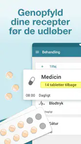 Medicin og pille reminder screenshot