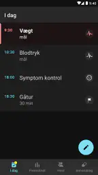 Medicin og pille reminder screenshot
