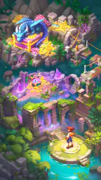 Merge Adventure: Rejsespil screenshot