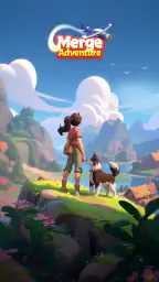 Merge Adventure: Rejsespil screenshot