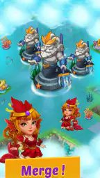 Merge Mermaids-magic puzzles screenshot