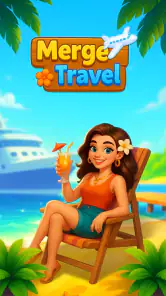 Merge Travel: Byg Drømmeby screenshot