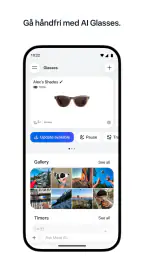 Meta AI – Assistent og briller screenshot
