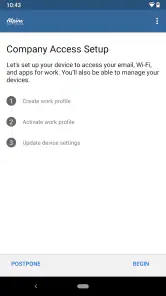Microsoft Intune-firmaportal screenshot
