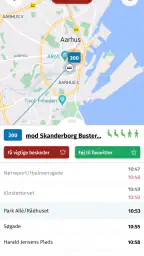 Midttrafik live screenshot
