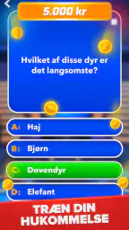 Millionær - Quiz & Trivia spil screenshot