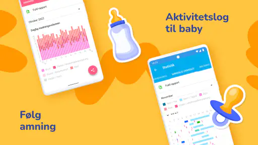 Min baby tracker. Amme app screenshot