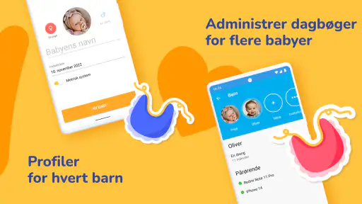Min baby tracker. Amme app screenshot