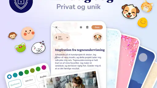 Min dagbog - Privat dagbog screenshot