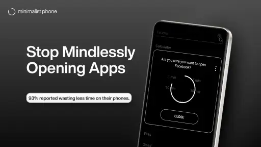 minimalist phone® Screen Time screenshot