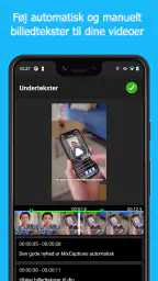 MixCaptions:Tekst,undertekster screenshot