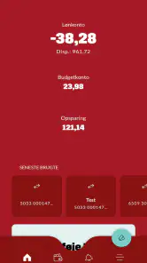 Mobilbank MiddelfartSparekasse screenshot