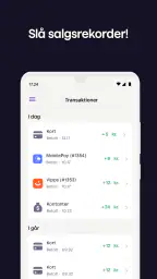 Mobilt kassesystem screenshot
