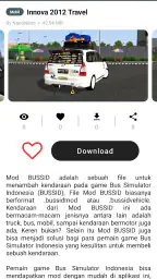 Mod Bussid Innova Travel screenshot