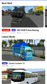 Mod Bussid Terbaru STJ Draka screenshot